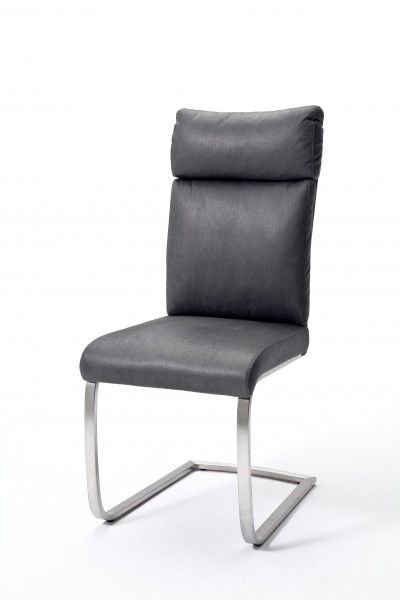 MCA Furniture Schwingstuhl Rabea in Stoff grau von MCA Furniture