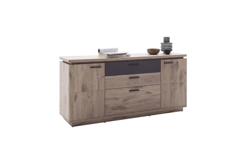 MCA Furniture Sideboard MODENA in Viking Oak Nachbildung/Absatz anthrazit MCA Furniture Sideboard MODENA in Viking Oak Nachbildung/Absatz anthrazit von MCA Furniture