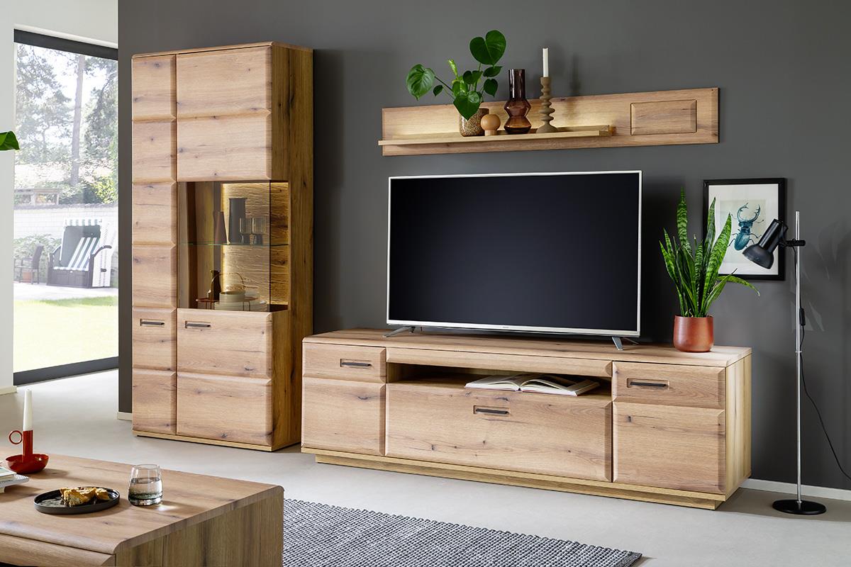 MCA Furniture Wohnkombinationnation NAXOS ca. B300 H206 T50 cm in Eiche Evoke tiefgezogen Nb. MCA Furniture Wohnkombinationnation NAXOS ca. B300 H206 T50 cm in Eiche Evoke tiefgezogen Nb. von MCA Furniture