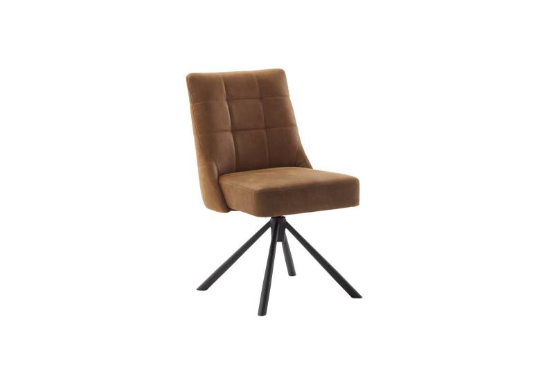 Stuhl  in Stoff Vintagelook cognac von MCA Furniture