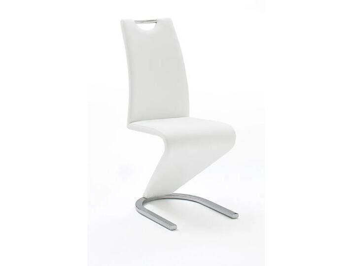 2er Set Freischwinger Stuhl Amado weiß von MCA-furniture