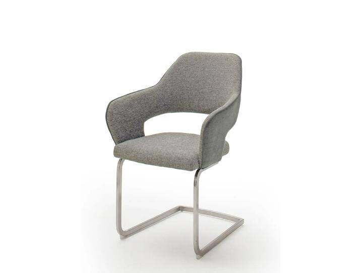 2er Set Freischwinger Stuhl Newcastle melange von MCA-furniture