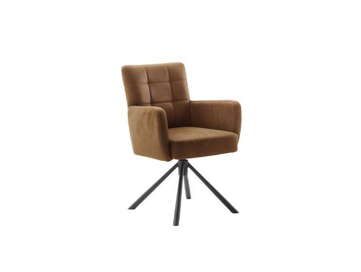 Armlehnstuhl in Stoff Vintagelook cognac Armlehnstuhl in Stoff Vintagelook cognac von MCA-furniture