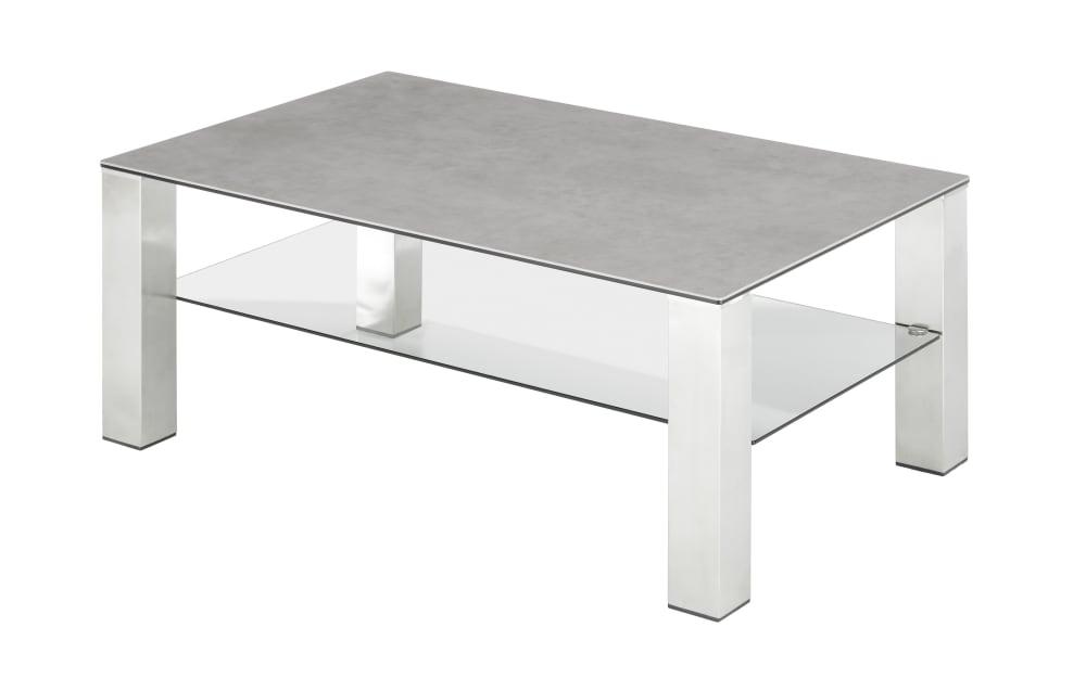 Couchtisch Puno, grau/Edelstahl von MCA furniture