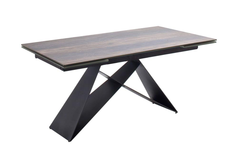 Esstisch Kobe, Holznachbildung barrique, inkl. ausziehbarer Tischplatte von MCA furniture