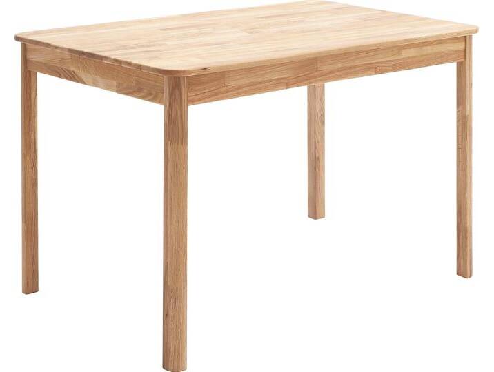 Esstisch MCA LIVING Oskar, TOPSELLER , braun (wildeiche, wildeiche, wildeiche), B:120cm H:76cm T:80cm, Tische, Rechteckiger Esstisch Esstisch Holz-Esstische, Massivholztisch, wahlweise in Kernbuche oder Wildeiche von MCA-furniture