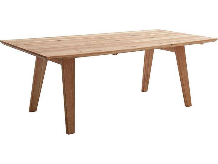 Esstisch MCA LIVING Volos Esstisch , beige (naturfarben, naturfarben, naturfarben), B:200cm H:76cm T:100cm, Zerreiche massiv aufgedoppelt, Tische von MCA-furniture