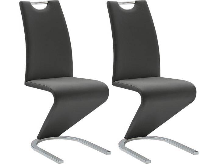Freischwinger MCA FURNITURE Amado, TOPSELLER , schwarz (schwarz, chrom), B:45cm H:102cm T:62cm, Stühle, 2er-, 4er-, 6er-Set, Stuhl belastbar bis 120 Kg von MCA-furniture