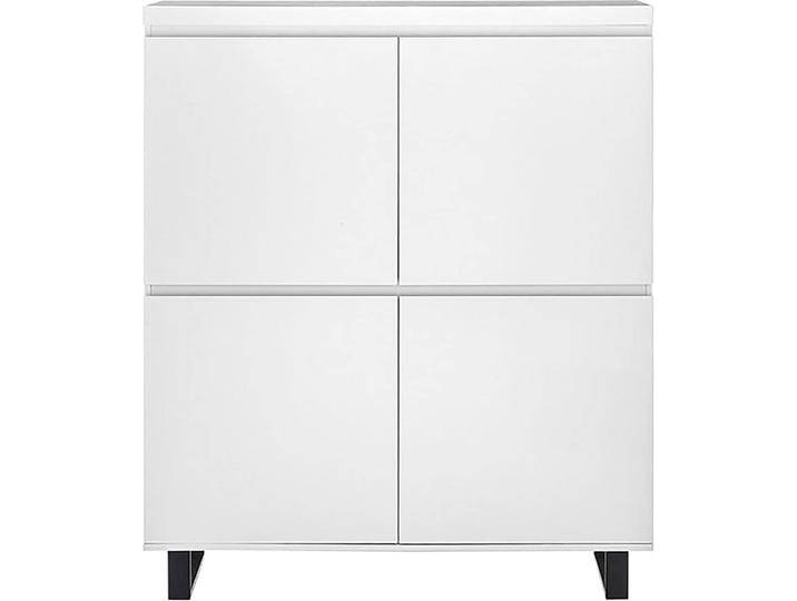 Highboard MCA FURNITURE AUSTIN Highboard , weiß (modern weiß), B:111cm H:130cm T:40cm, Holzwerkstoff, Sideboards, Türen mit Dämpfung von MCA-furniture