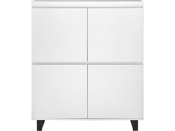 Highboard MCA FURNITURE AUSTIN Highboard , weiß (modern weiß), B:111cm H:130cm T:40cm, Holzwerkstoff, Sideboards, Türen mit Dämpfung von MCA-furniture