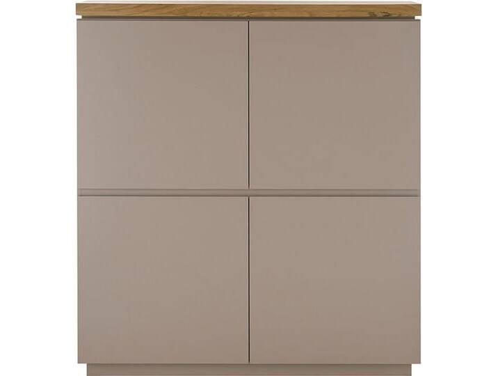 Kommode MCA FURNITURE PALAMOS Kommode , grau (warmgrau), B:113cm H:123cm T:40cm, Holzwerkstoff, Sideboards, Türen mit Dämpfung von MCA-furniture