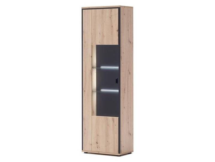 MCA Buenos Aires Vitrine 63x38x210cm Natur von MCA-furniture