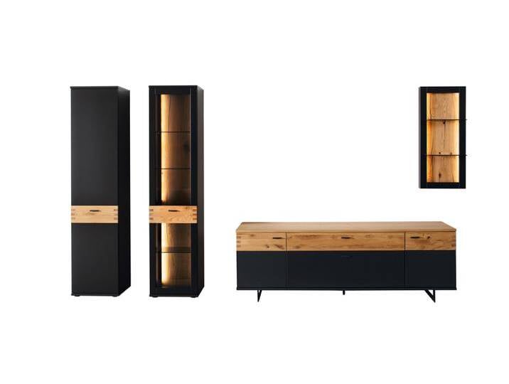 MCA Cesena Wohnkombination 1 Holzwerkstoff/Schwarzgrau von MCA-furniture