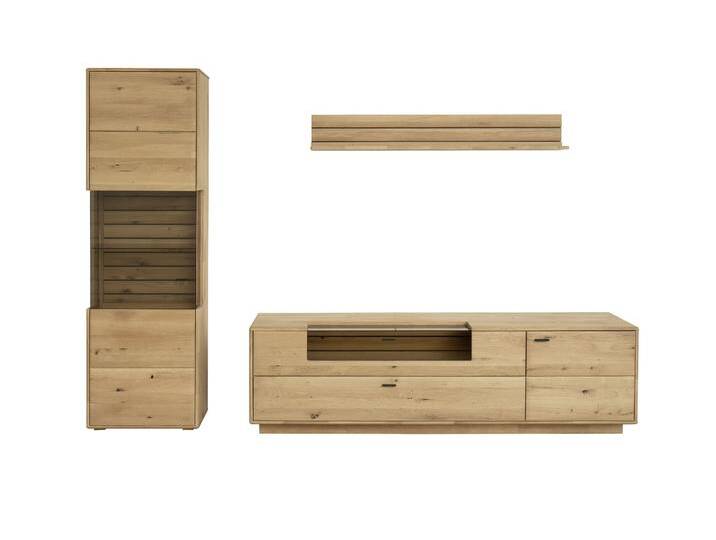 MCA Furniture Wohnkombination GIRONA ca. B293 H207 T50 cm in Ast- von MCA-furniture