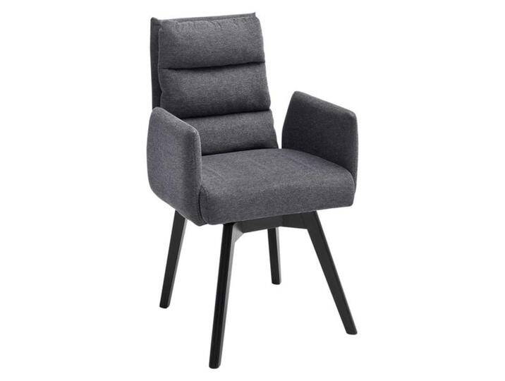 MCA Kampala Armlehnstuhl drehbar Schwarz Dunkelgrau MCA Kampala Armlehnstuhl drehbar Schwarz Dunkelgrau von MCA-furniture