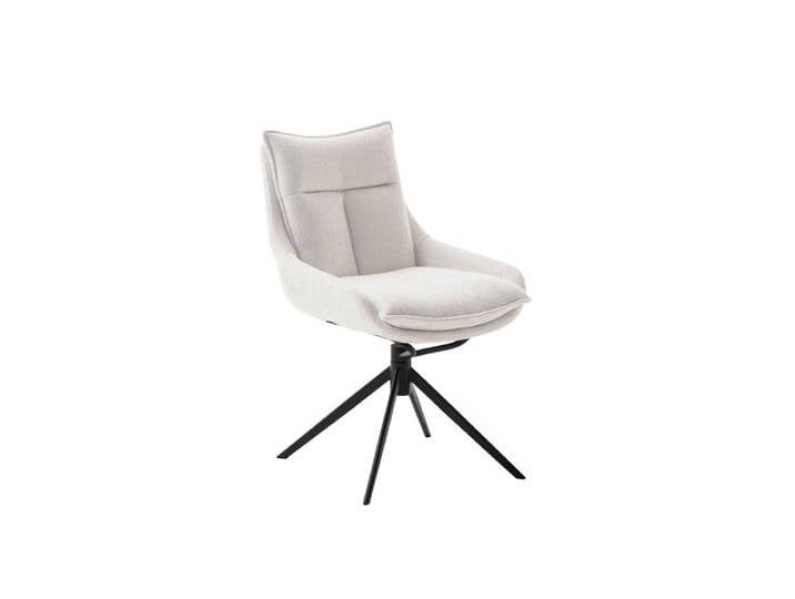 MCA PARKER 4 Fuß Stuhl Stahl/Stoffbezug 360° drehbar von MCA-furniture