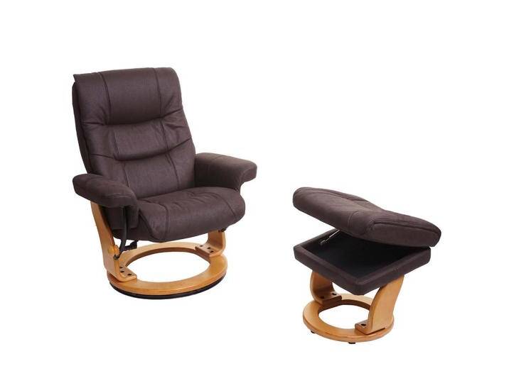 MCA RELAXSESSEL, Schwarz, Braun, 81x105x92 cm, Wohnzimmer, Sessel, Relaxsessel von MCA-furniture