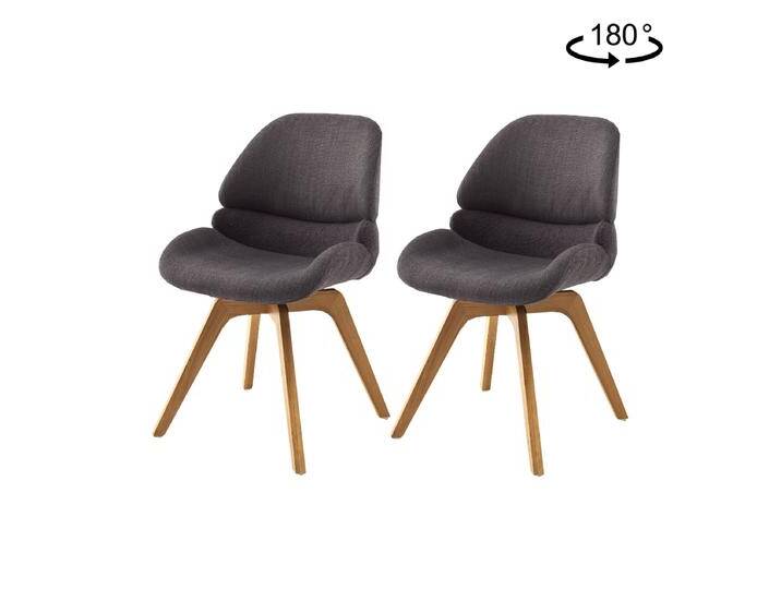 MCA furniture 4-Fuß Stuhl Henderson HE4H69AN im 2er Set mit Bezug im Materialmix und einem Gestell in Eiche Massivholz ideal für Ihr Wohnzimmer MCA furniture 4-Fuß Stuhl Henderson HE4H69AN im 2er Set mit Bezug im Materialmix und einem Gestell in Eiche Massivholz ideal für Ihr Wohnzimmer von MCA-furniture