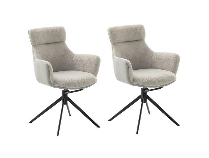 MCA furniture Armlehnenstuhl Pelion 2er Set grau mit Dreh- und Rückholfunktion und Schwingfunktion im Rücken individuell konfigurierbar online kaufen MCA furniture Armlehnenstuhl Pelion 2er Set grau mit Dreh- und Rückholfunktion und Schwingfunktion im Rücken individuell konfigurierbar online kaufen von MCA-furniture