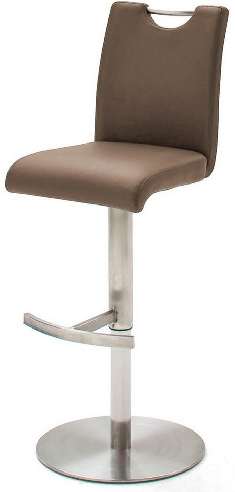 MCA furniture Bistrostuhl ALESI Barstuhl Tresenstuhl Barhocker, mit Rückenlehne, 360° drehbar, Sitzhöhe einstellbar von 56-81 cm MCA furniture Bistrostuhl ALESI Barstuhl Tresenstuhl Barhocker, mit Rückenlehne, 360° drehbar, Sitzhöhe einstellbar von 56-81 cm von MCA furniture