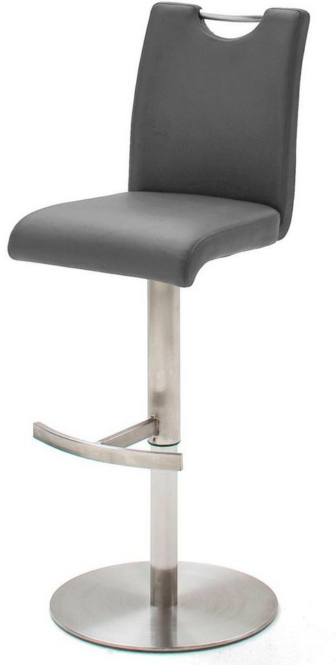 MCA furniture Bistrostuhl ALESI Barstuhl Tresenstuhl Barhocker, mit Rückenlehne, 360° drehbar, Sitzhöhe einstellbar von 56-81 cm MCA furniture Bistrostuhl ALESI Barstuhl Tresenstuhl Barhocker, mit Rückenlehne, 360° drehbar, Sitzhöhe einstellbar von 56-81 cm von MCA furniture