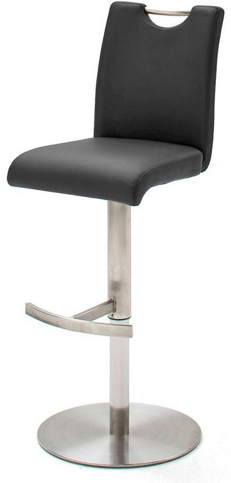 MCA furniture Bistrostuhl ALESI Barstuhl Tresenstuhl Barhocker, mit Rückenlehne, 360° drehbar, Sitzhöhe einstellbar von 56-81 cm MCA furniture Bistrostuhl ALESI Barstuhl Tresenstuhl Barhocker, mit Rückenlehne, 360° drehbar, Sitzhöhe einstellbar von 56-81 cm von MCA furniture