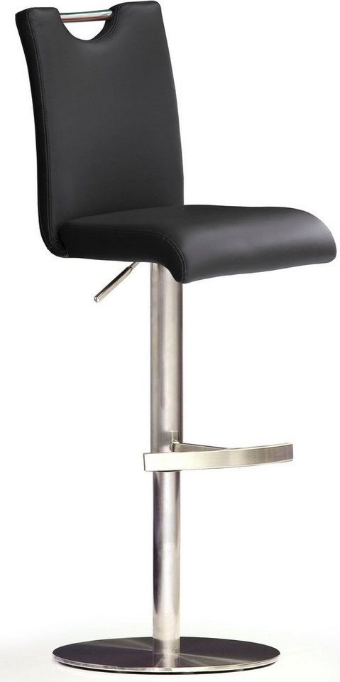 MCA furniture Bistrostuhl BARBECOOL Barhocker Bistrostuhl Tresenhocker, mit Rückenlehne, Bodenplatte eckig, 180° drehbar Sitzhöhe von 55-80 cm MCA furniture Bistrostuhl BARBECOOL Barhocker Bistrostuhl Tresenhocker, mit Rückenlehne, Bodenplatte eckig, 180° drehbar Sitzhöhe von 55-80 cm von MCA furniture