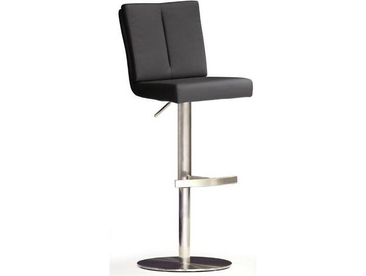 MCA furniture Bistrostuhl BARBECOOL, mit Rückenlehne, Bodenplatte rund, 180°drehbar, Sitzhöhe von 56-81 cm, schwarz MCA furniture Bistrostuhl BARBECOOL, mit Rückenlehne, Bodenplatte rund, 180°drehbar, Sitzhöhe von 56-81 cm, schwarz von MCA-furniture
