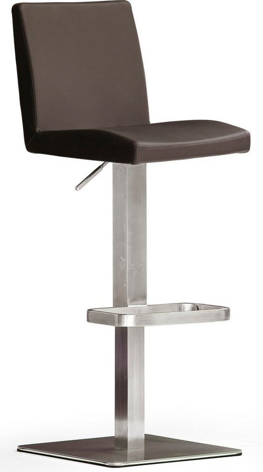 MCA furniture Bistrostuhl BARBECOOL Barhocker Bistrostuhl Tresenhocker, mit Rückenlehne,Bodenplatte eckig, 180° drehbar, Sitzhöhe von 56-81 cm MCA furniture Bistrostuhl BARBECOOL Barhocker Bistrostuhl Tresenhocker, mit Rückenlehne,Bodenplatte eckig, 180° drehbar, Sitzhöhe von 56-81 cm von MCA furniture