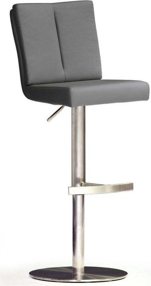 MCA furniture Bistrostuhl BARBECOOL Barhocker Bistrostuhl Tresenhocker, mit Rückenlehne, Bodenplatte rund, 180°drehbar, Sitzhöhe von 56-81 cm MCA furniture Bistrostuhl BARBECOOL Barhocker Bistrostuhl Tresenhocker, mit Rückenlehne, Bodenplatte rund, 180°drehbar, Sitzhöhe von 56-81 cm von MCA furniture