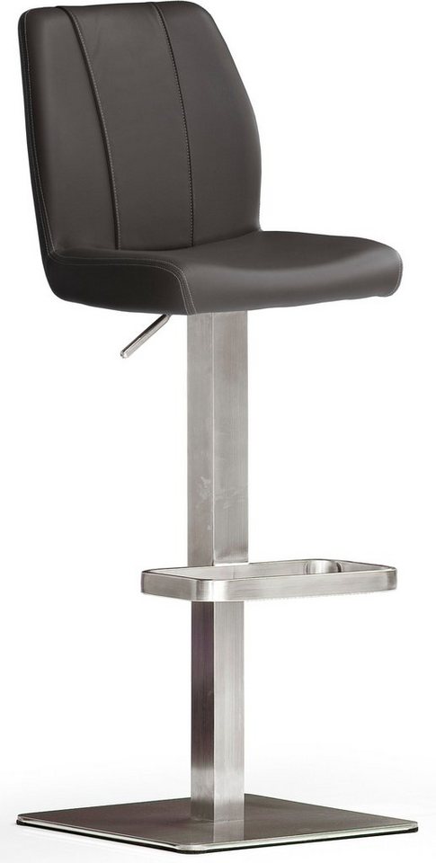 MCA furniture Bistrostuhl BARBECOOL Barhocker Bistrostuhl Tresenhocker, mit Rückenlehne,Bodenplatte eckig, 180° drehbar, Sitzhöhe von 56-81 cm MCA furniture Bistrostuhl BARBECOOL Barhocker Bistrostuhl Tresenhocker, mit Rückenlehne,Bodenplatte eckig, 180° drehbar, Sitzhöhe von 56-81 cm von MCA furniture