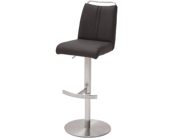 MCA furniture Bistrostuhl GIULIA, schwarz, Leder von MCA-furniture