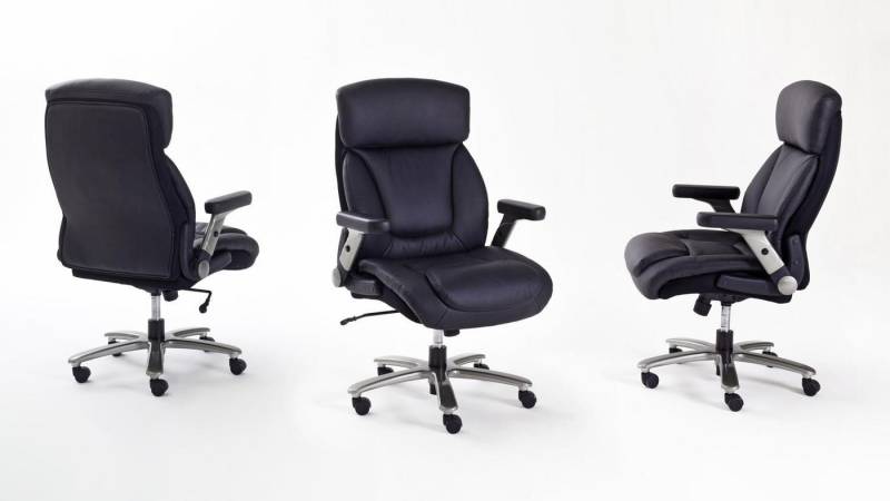 MCA furniture Bürostuhl Chefsessel Real Comfort schwarz Armlehnen verstellbar Wippfunktion von MCA furniture