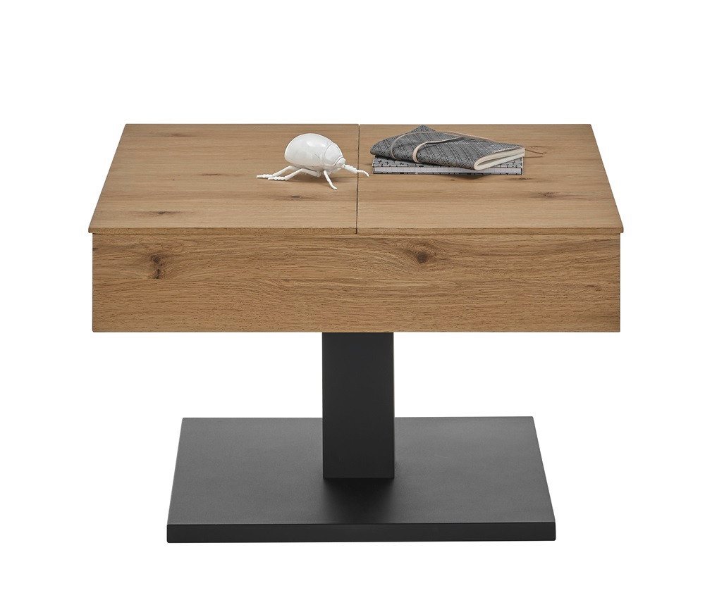 MCA furniture Couchtisch Couchtisch Ashton, 70x45, Eiche / schwarz (no-Set), Breite 70 cm, Tischplatte aus Holz von MCA furniture