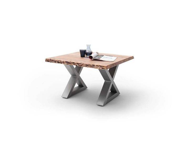 MCA furniture Couchtisch Couchtisch Cartagena - Akazie Natur - X-Gestell Edelstahl MCA furniture Couchtisch Couchtisch Cartagena - Akazie Natur - X-Gestell Edelstahl von MCA-furniture