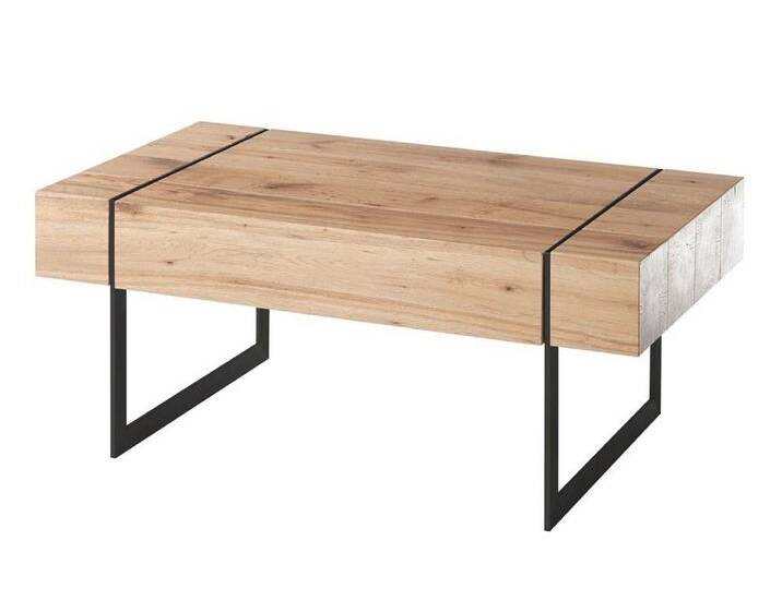 MCA furniture Couchtisch Couchtisch Paphos, Asteiche, mit Schubkasten, 110x70, Eichefarben (no-Set), Breite 110 cm, Tischplatte aus MDF, braun von MCA-furniture