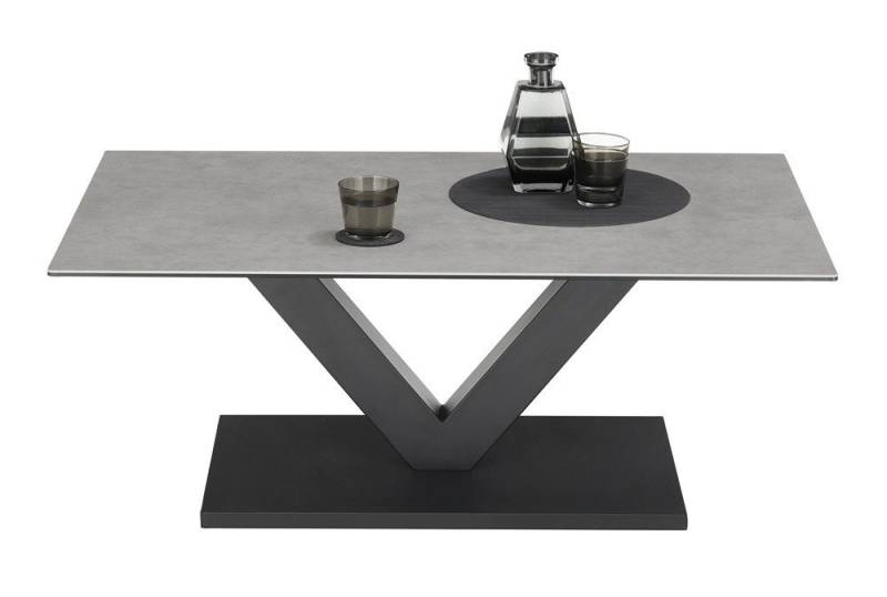 MCA furniture Couchtisch Couchtisch Sapporo, grau / schwarz (no-Set), Wohnzimmertisch Keramik 170 x 70 cm von MCA furniture