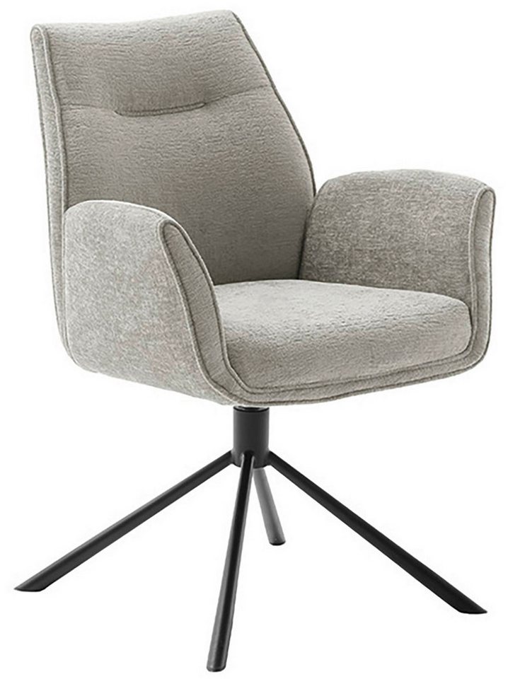 MCA furniture Esszimmerstuhl, (2er-Set), drehbar 360°, Belastbarkeit 120 kg, Sitzhöhe ca. 50 cm von MCA furniture