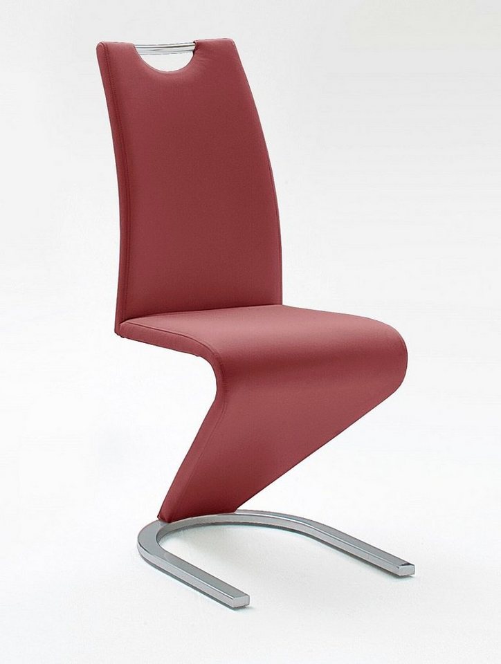 MCA furniture Esszimmerstuhl 2er Set Freischwinger Stuhl Amado, bordeaux (2er-Set) von MCA furniture