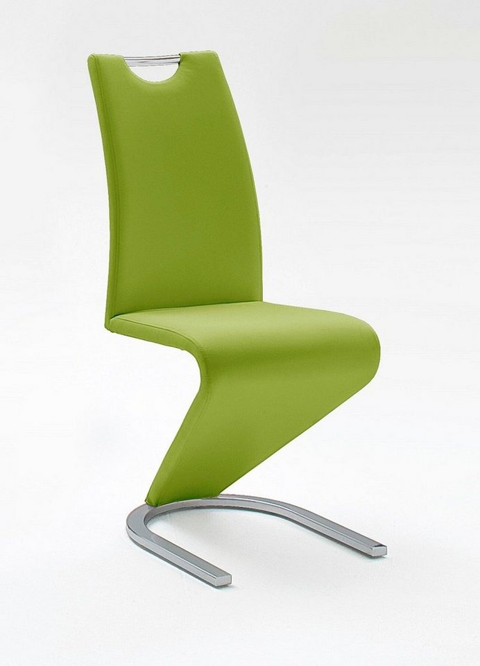 MCA furniture Esszimmerstuhl 2er Set Freischwinger Stuhl Amado, lime (2er-Set) von MCA furniture