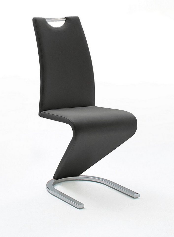 MCA furniture Esszimmerstuhl 2er Set Freischwinger Stuhl Amado, schwarz (2er-Set) von MCA furniture