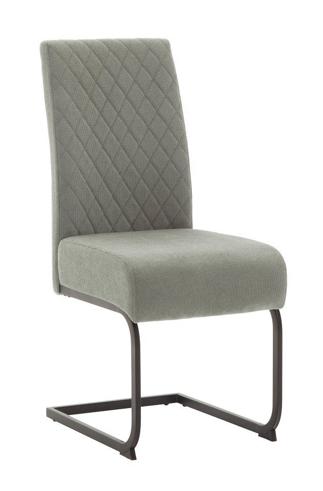 MCA furniture Esszimmerstuhl 2er Set Freischwinger Stuhl Derry, Chenille Optik (2er-Set) von MCA furniture