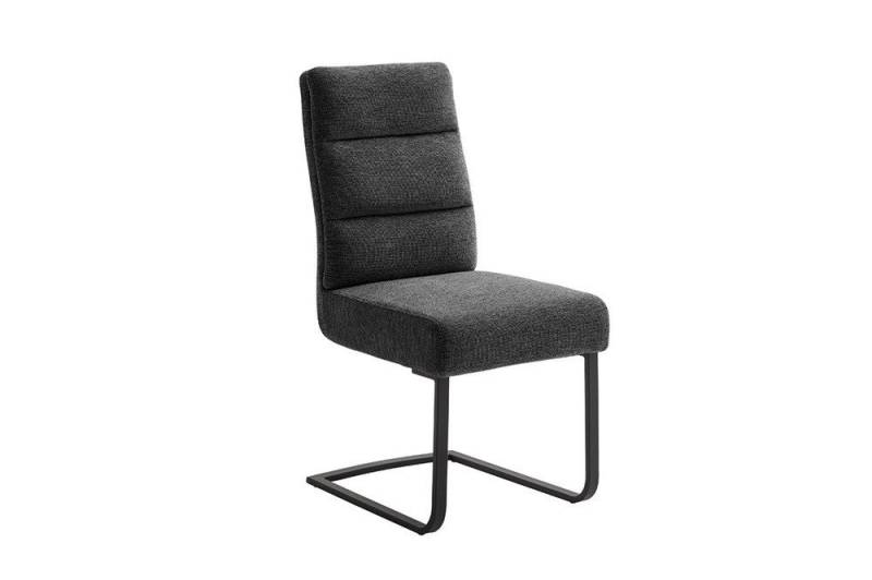 MCA furniture Esszimmerstuhl 2er Set Freischwinger Stuhl Limassol, anthrazit (2er-Set) von MCA furniture