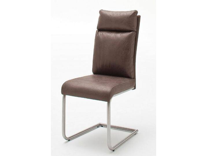 MCA furniture Esszimmerstuhl 2er Set Freischwinger Stuhl Pia, braun (2er-Set), braun von MCA-furniture