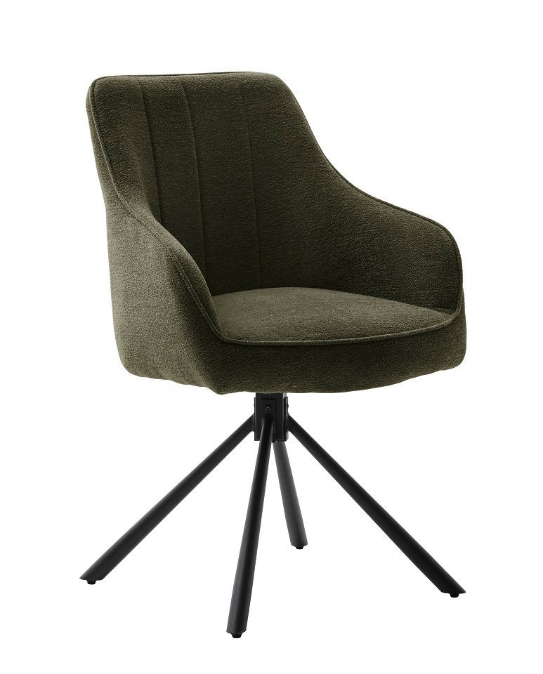 MCA furniture Esszimmerstuhl 2er Set Stuhl Kasama mit Armlehnen, drehbar, (2er-Set) von MCA furniture