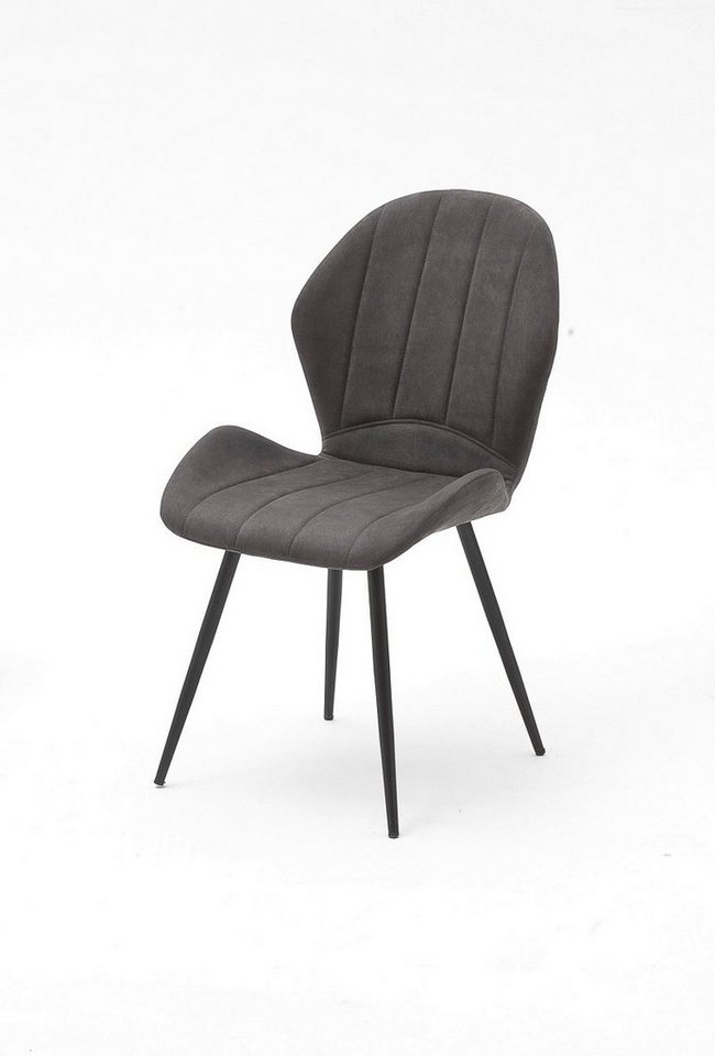 MCA furniture Esszimmerstuhl 2er Set Stuhl Lima, anthrazit (2er-Set) von MCA furniture