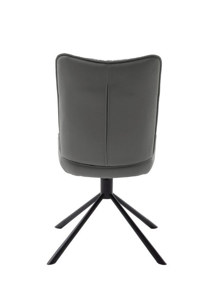 MCA furniture Esszimmerstuhl 2er Set Stuhl Marin, drehbar, anthrazit (2er-Set) von MCA furniture