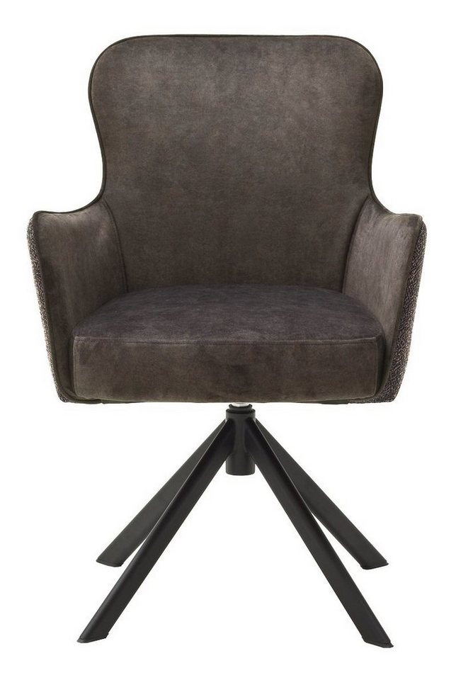 MCA furniture Esszimmerstuhl 2er Set Stuhl Sheffield mit Armlehnen, cappuccino (2er-Set) von MCA furniture