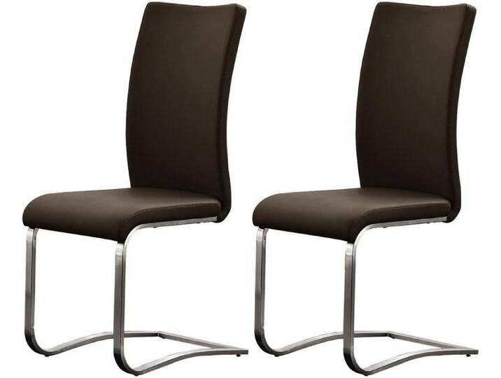 MCA furniture Esszimmerstuhl 43 x 103 x 52 cm (B/H/T) (2er Set), braun von MCA-furniture