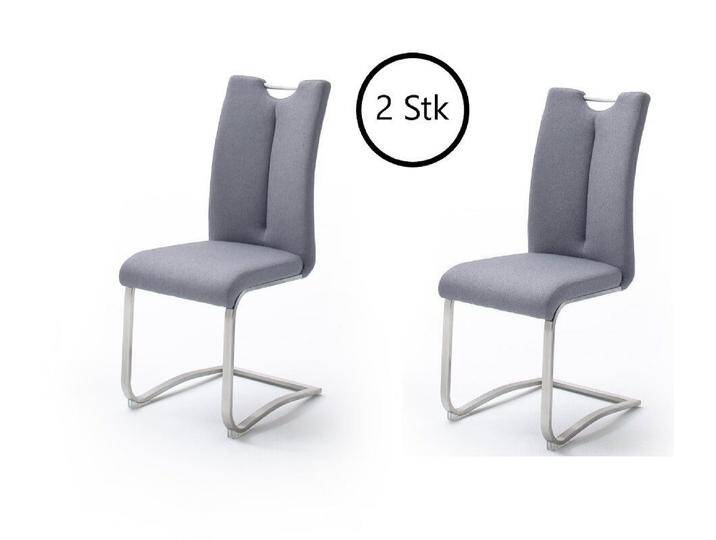 MCA furniture Esszimmerstuhl 45 x 102 x 58 cm (B/H/T) (2-er Set, 2 St), grau von MCA-furniture